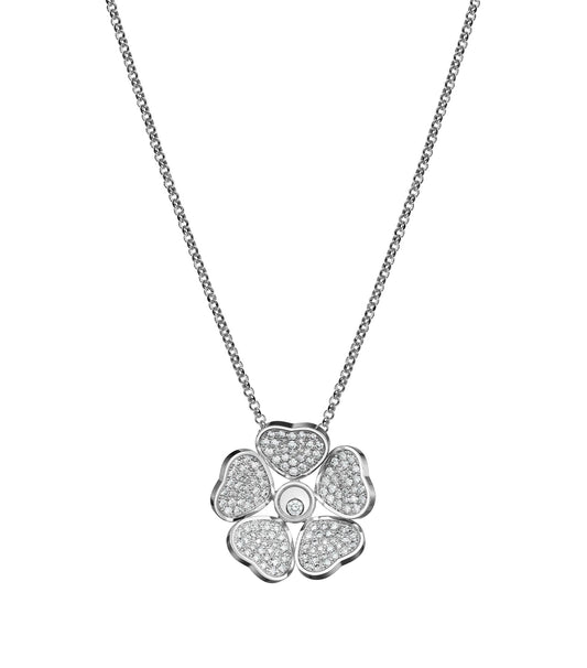 Chopard Happy Pendant Cubic Zirconia Necklace