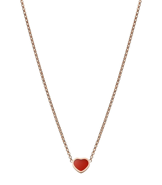 Chopard Heart Pendant Carnelian Necklace