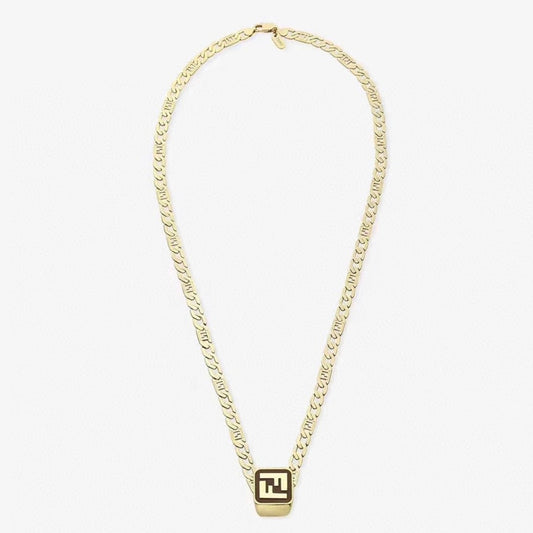 Fendi Forever FF Gold Necklace