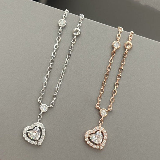 Messika Joy Heart Cubic Zirconia Necklace