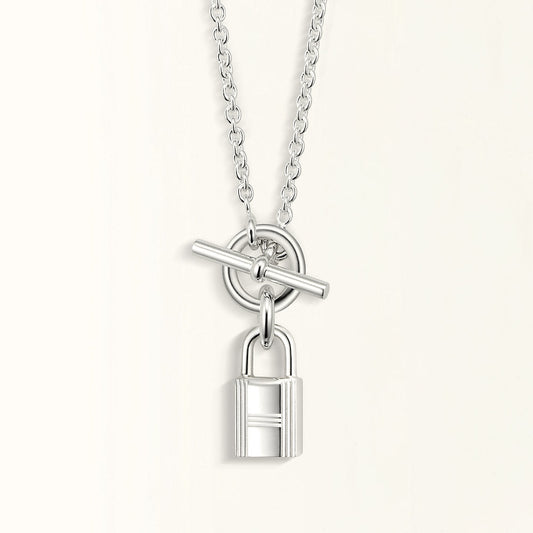 Hermes Kelly Pendant Silver