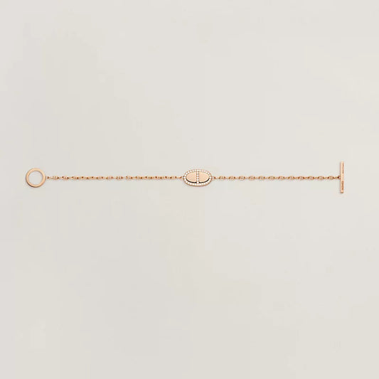 Hermes Chaine Verso Cubic Zirconia Bracelet