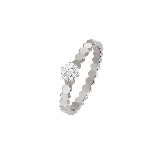 Chaumet Bee Love Ring Silver 1 Cubic Zirconia