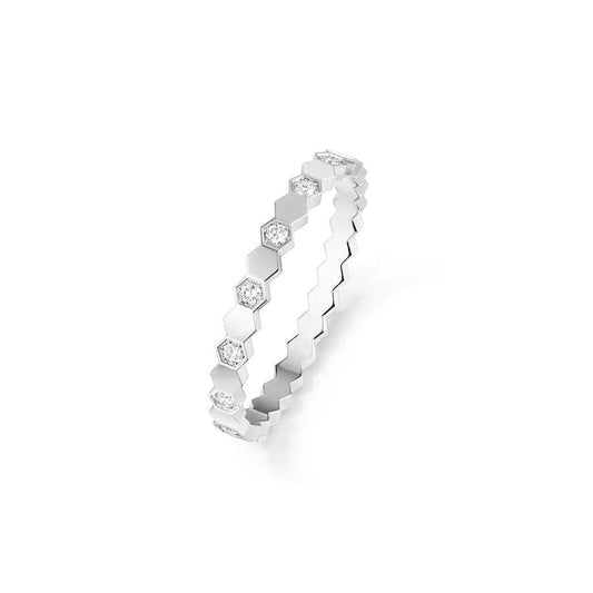 Chaumet Bee Love Ring Silver Cubic Zirconia