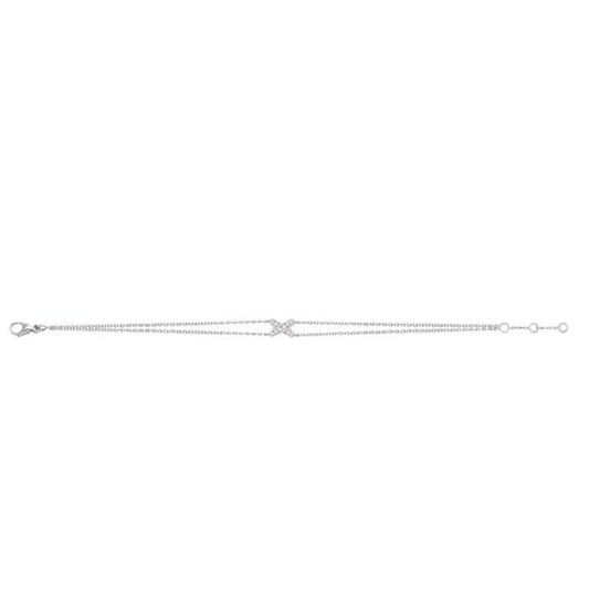 Chaumet Jeux Bracelet Silver Cubic Zirconia
