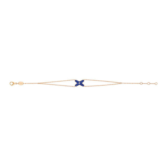 Chaumet Jeux Bracelet Agate Pink Gold 1 Cubic Zirconia