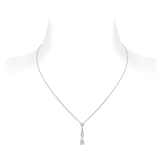 Chaumet Josephine Silver Cubic Zirconia Necklace - Style 1
