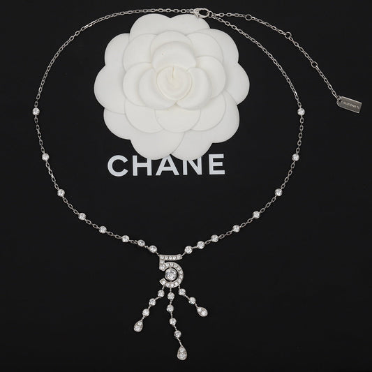 Chanel Eternal N5 Silver Cubic Zirconia Bracelet